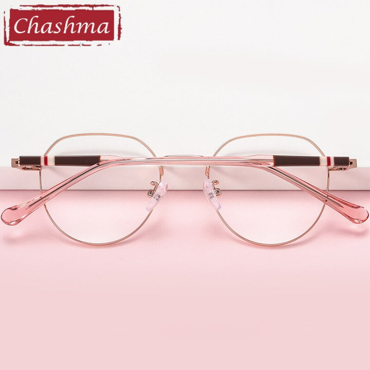 Chashma Unisex Full Rim Round Stainless Steel Frame Eyeglasses 1921 Full Rim Chashma