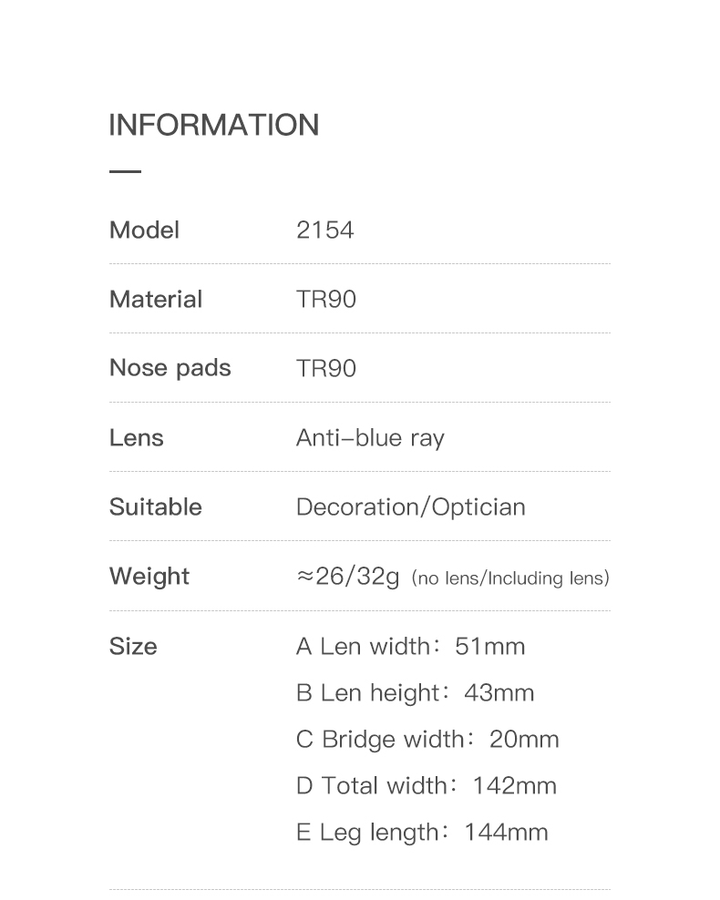 Reven Jate Unisex Full Rim Square Acetate Eyeglasses 2154 Full Rim Reven Jate