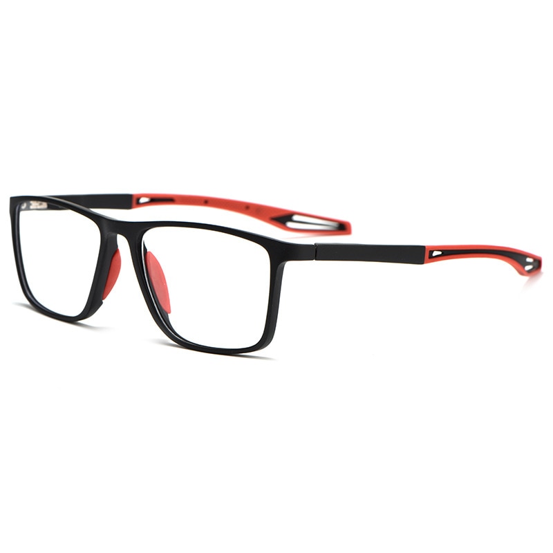 Yimaruili Unisex Full Rim Square Tr 90 Sports Eyeglasses TR1019R Full Rim Yimaruili Eyeglasses