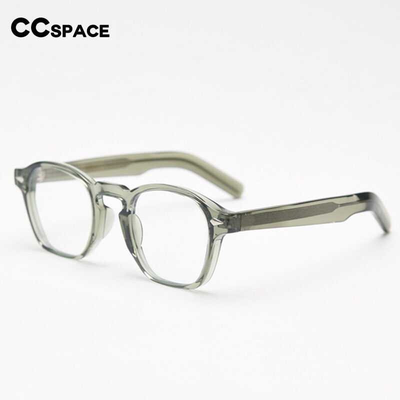 CCspace Unisex Full Rim Square Tr 90 Acetate Eyeglasses 54998 Full Rim CCspace