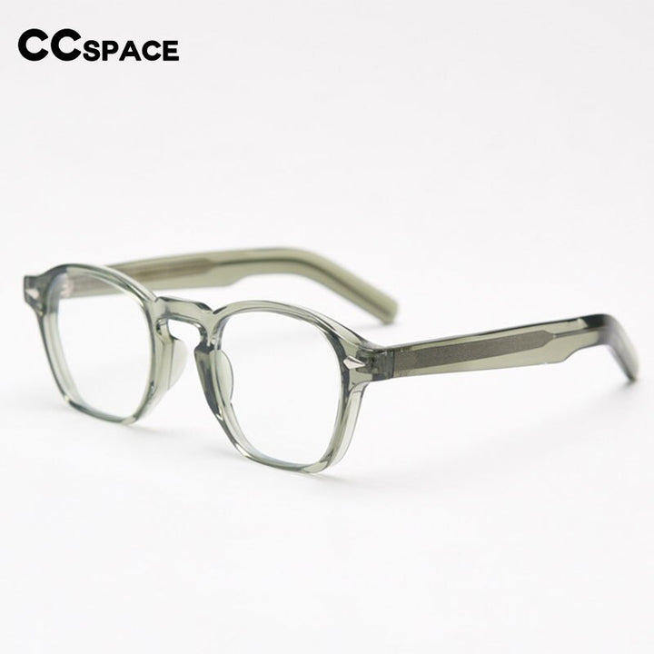 CCspace Unisex Full Rim Square Tr 90 Acetate Eyeglasses 54998 Full Rim CCspace