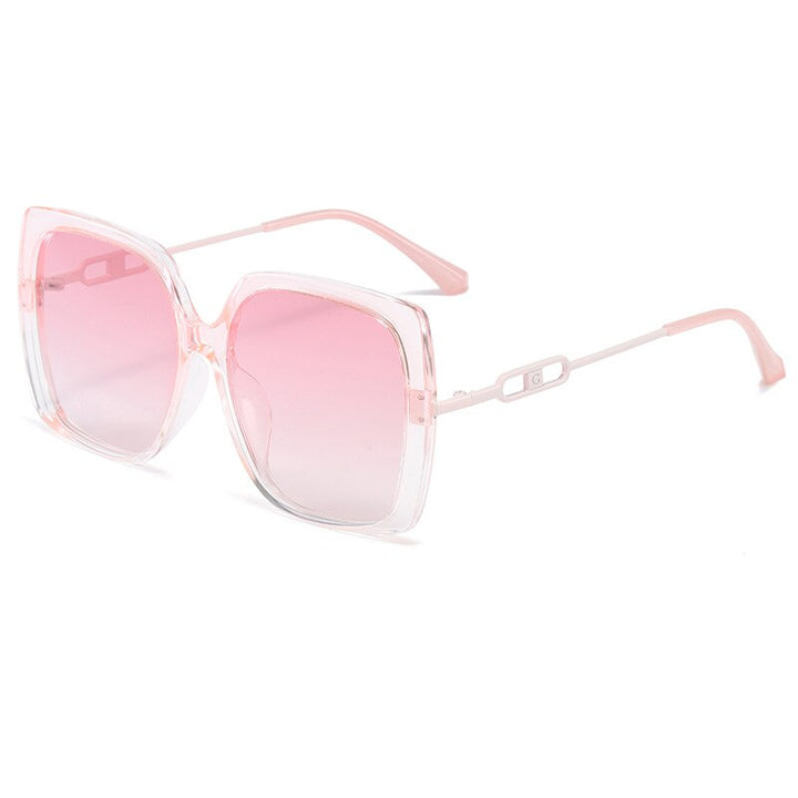 Yimaruili Women's Full Rim Square Acetate Frame Polarized Sunglasses LS305 Sunglasses Yimaruili Sunglasses Gradient Pink Other 