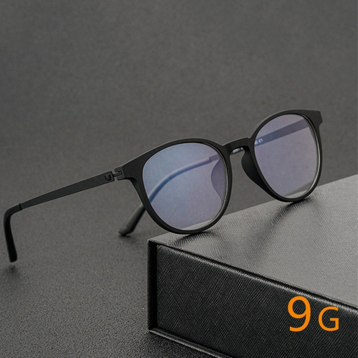 Handoer Unisex Full Rim Square Tr 90 Titanium Hyperopic Photochromic Reading Glasses 23091 0 To +150 Reading Glasses Handoer