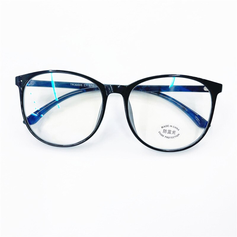 Cubojue Unisex Full Rim Oversized Oval Tr 90 Titanium Eyeglasses 30005 Reading Glasses Cubojue