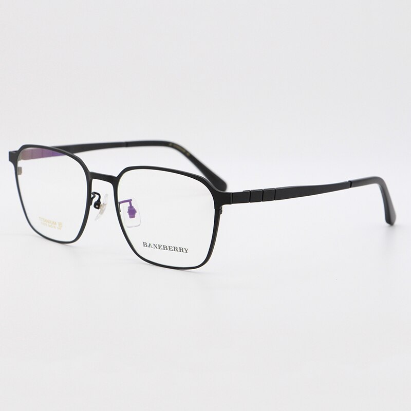 Bclear Unisex Full Rim Square Titanium Frame Eyeglasses My71075 Full Rim Bclear