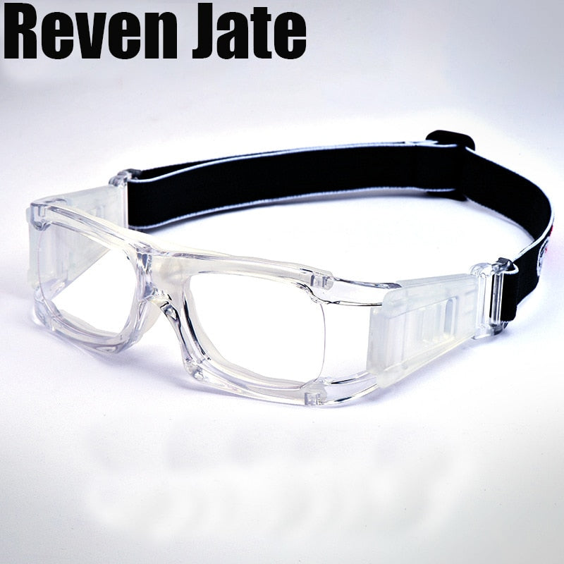 Reven Jate Unisex Full Rim Square Acetate Tr 90 Resin Sport Goggle Wrap Around Eyeglasses 881 Full Rim Reven Jate