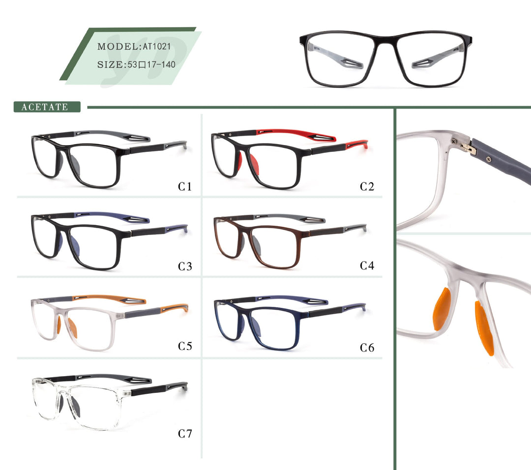 Chashma Ochki Unisex Full Rim Square Tr 90 Titanium Sport Eyeglasses 1021 Full Rim Chashma Ochki