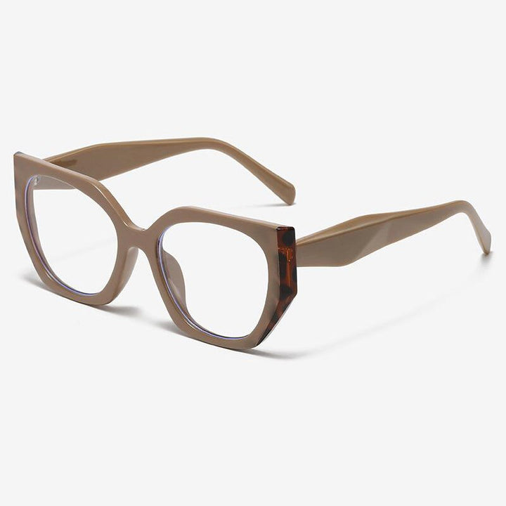 CCspace Unisex Full Rim Square Cat Eye Acetate Eyeglasses 55312 Full Rim CCspace