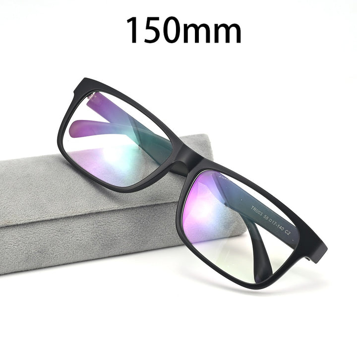 Cubojue Unisex Full Rim Oversized Square Tr 90 Titanium Presbyopic Reading Glasses 003 Reading Glasses Cubojue