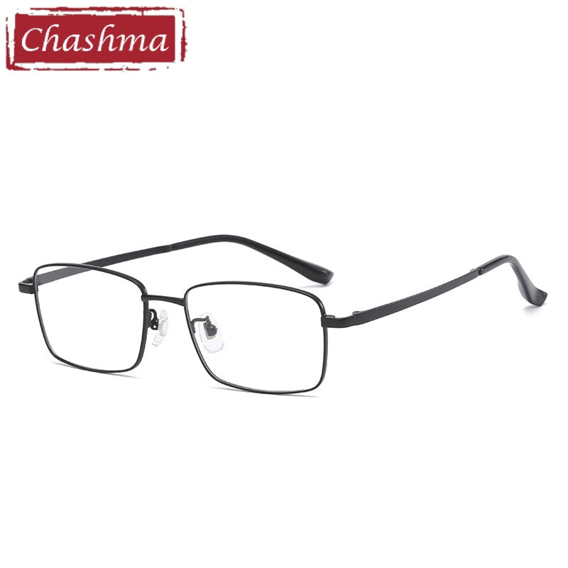 Chashma Ottica Unisex Full Rim Square Acetate Titanium Eyeglasses 742 Full Rim Chashma Ottica