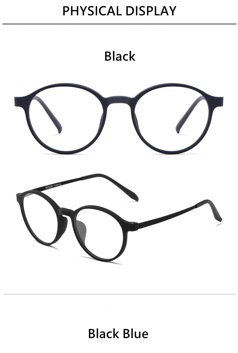 Gmei Unisex Full Rim TR 90 Titanium Alloy Round Frame Eyeglasses3050 Full Rim Gmei Optical