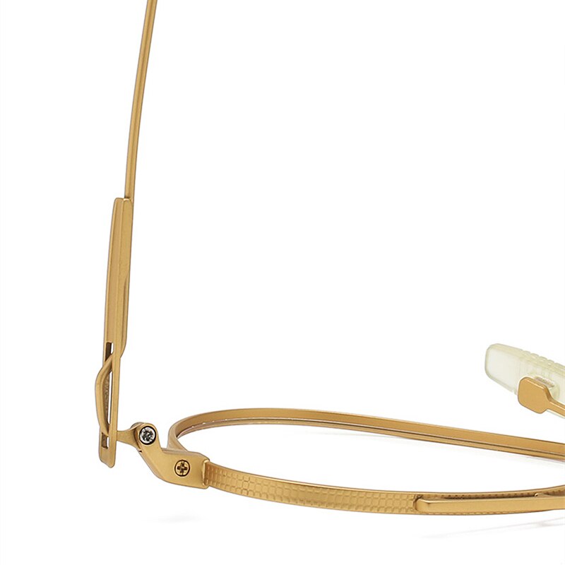 Yimaruili Unisex Full Rim Square Titanium Eyeglasses DLX102 Full Rim Yimaruili Eyeglasses