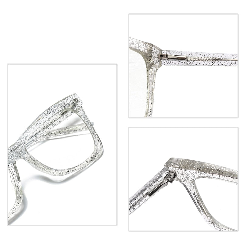 Gmei Women's Full Rim TR 90 Titanium Cat Eye Frame Eyeglasses 2042 Full Rim Gmei Optical