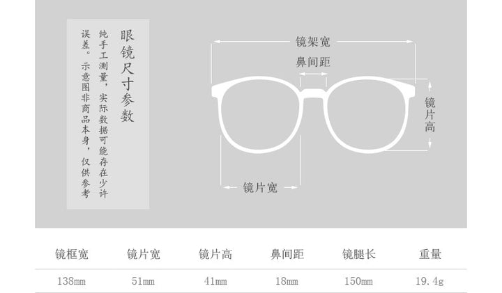 CCspace Women's Full Rim Cat Eye Acetate Eyeglasses 55058 Full Rim CCspace