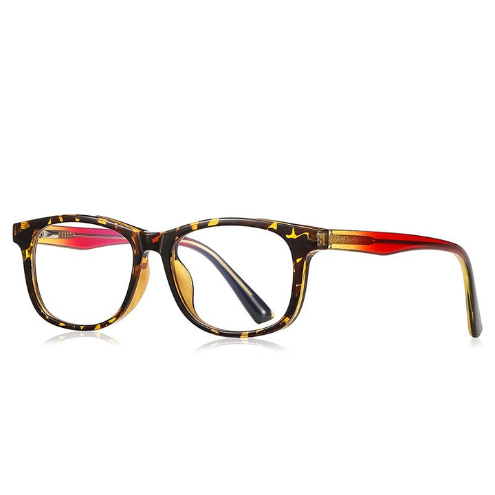 Zirosat Children's Unisex Full Rim Square Tr 90 + Cp Eyeglasses 20212 Full Rim Zirosat C3