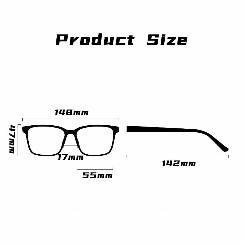 Yimaruili Unisex Full Rim Large Square Screwless Tr 90 Eyeglasses Full Rim Yimaruili Eyeglasses