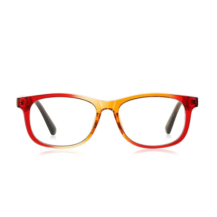 Zirosat Children's Unisex Full Rim Square Tr 90 + Cp Eyeglasses 20212 Full Rim Zirosat