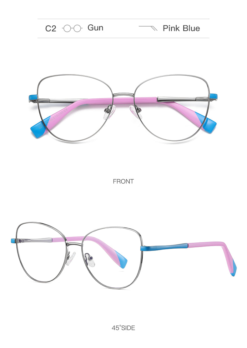 Hdcrafter Women's Full Rim Cat Eye Frame Eyeglasses 3019 Full Rim Hdcrafter Eyeglasses