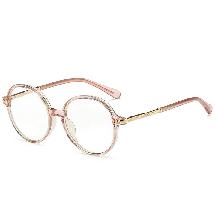 Zirosat Children's Unisex Full Rim Round Tr 90 Alloy Eyeglasses 20201 Full Rim Zirosat C4