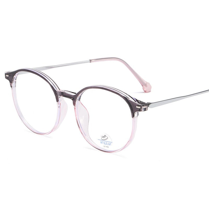 Reven Jate Unisex Full Rim Round Tr 90 Eyeglasses 81251 Full Rim Reven Jate C6