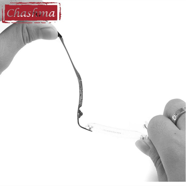 Chashma Ottica Unisex Rimless Square Titanium Eyeglasses 9014 Rimless Chashma Ottica
