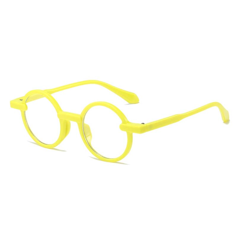 CCspace Unisex Full Rim Round Acetate Eyeglasses 55081 Full Rim CCspace