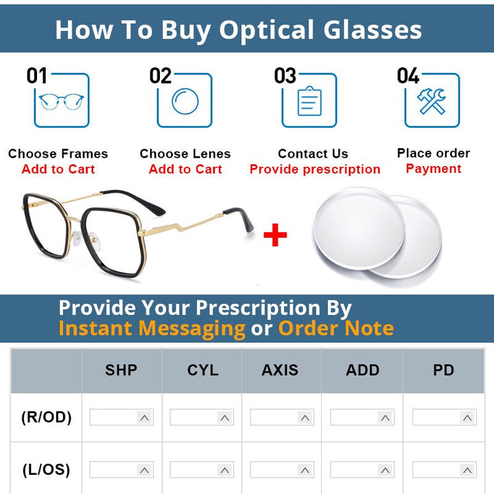 CCspace Women's Full Rim Square Tr 90 Titanium Frame Eyeglasses 54197 Full Rim CCspace