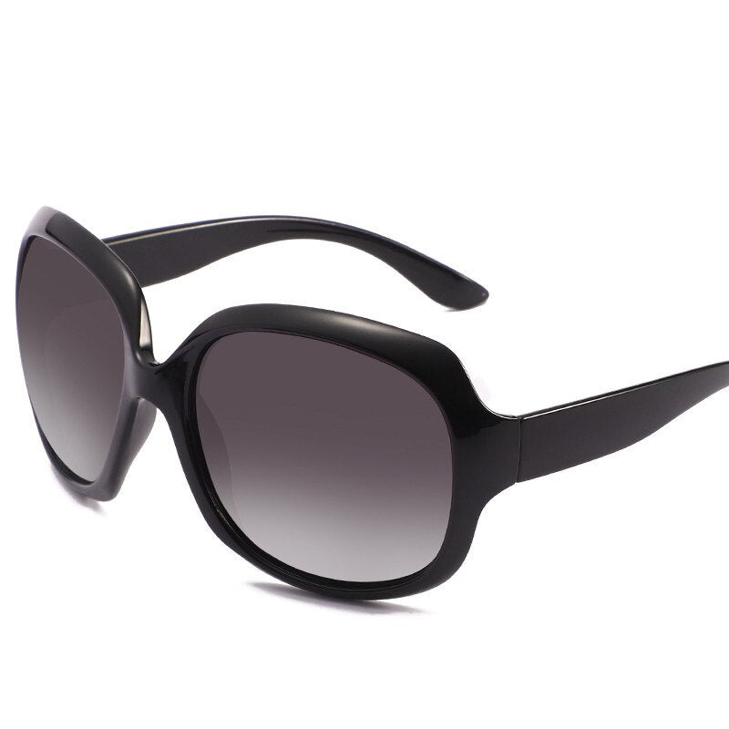 Reven Jate Women's Full Rim Square Oval Acetate Polarized Sunglasses 3113 Sunglasses Reven Jate black Black 