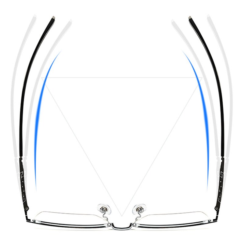 Hotochki Men's Full Rim Square Tr 90 Titanium Frame Eyeglasses T8610t Full Rim Hotochki