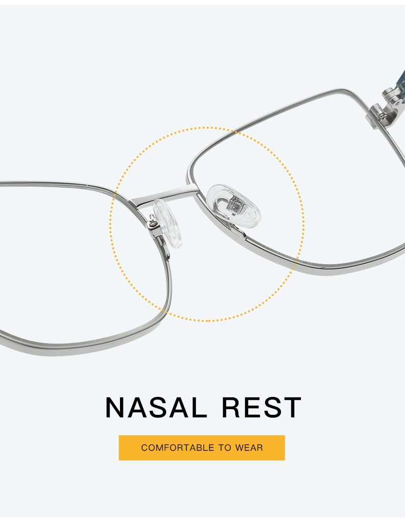 Hotochki Women's Full Rim Cat Eye Alloy Frame Eyeglasses 3003 Full Rim Hotochki