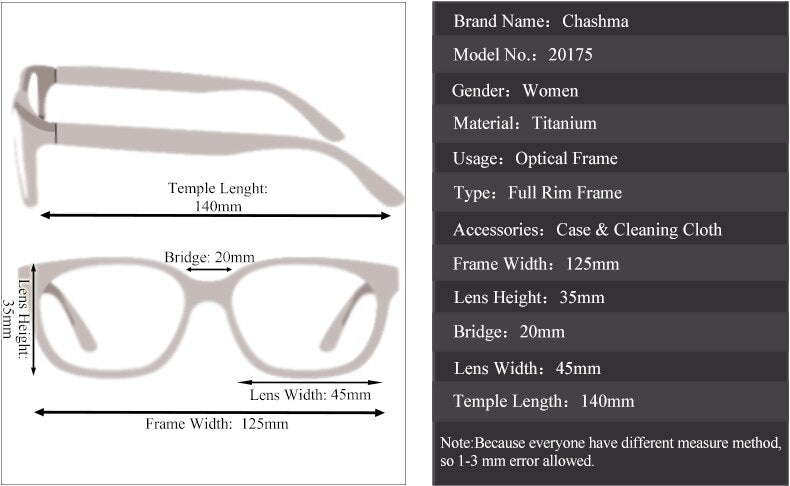 Chashma Ochki Unisex Full Rim Small Round Titanium Eyeglasses 20175 Full Rim Chashma Ochki