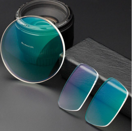 ZIROSAT MR-8 MR-7 Progressive Multifocal 1.67 Index Lenses Color Gradient Yellow Tint Lenses Zirosat Lenses