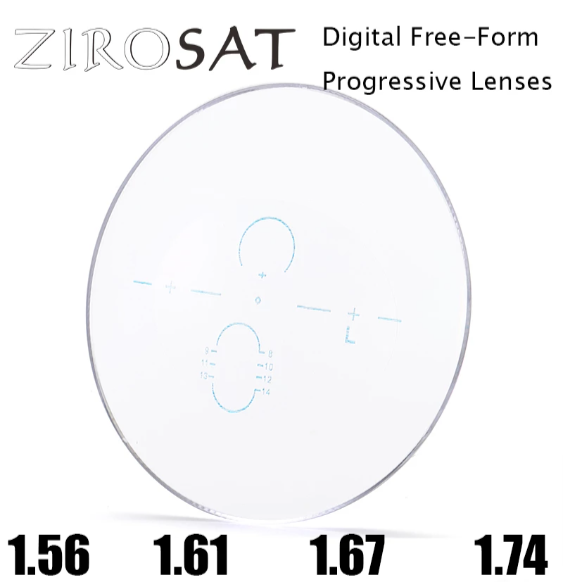 Zirosat Free Form Multifocal Progressive Clear Lenses Lenses Zirosat Lenses