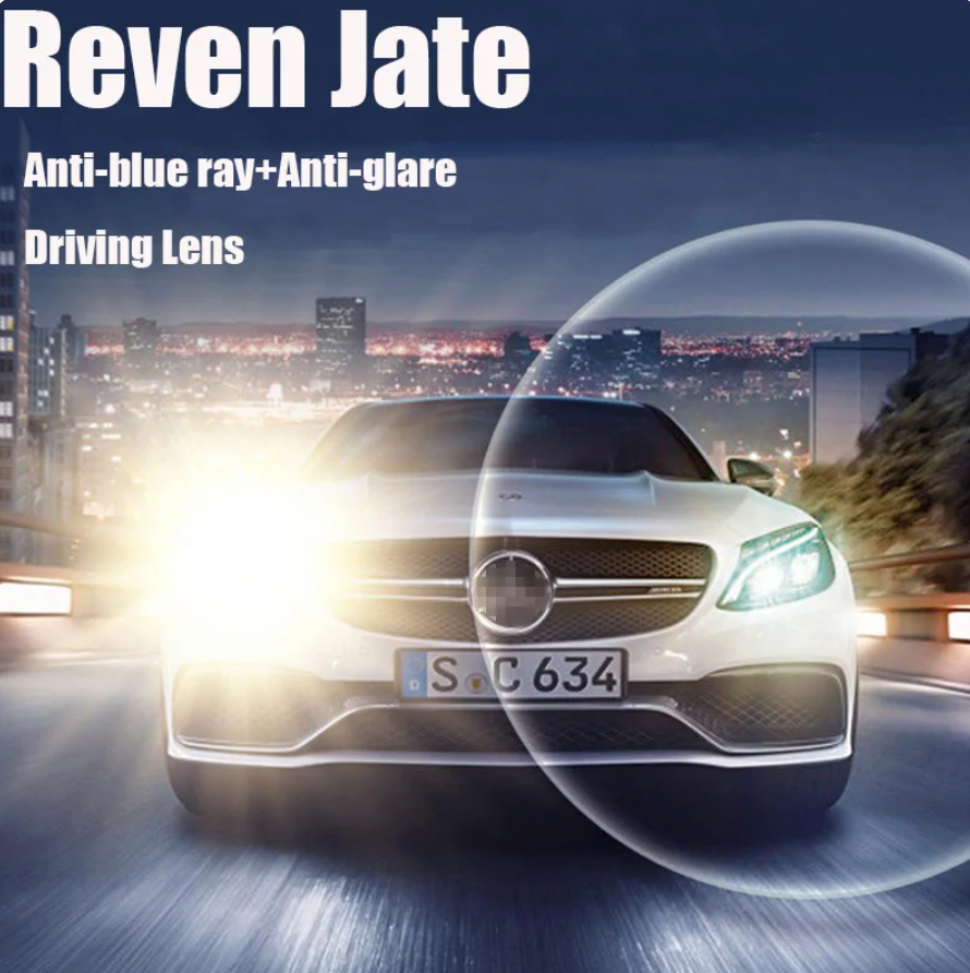Reven Jate Single Vision Anti Glare Anti Blue Clear Driving Lenses Lenses Reven Jate Lenses   