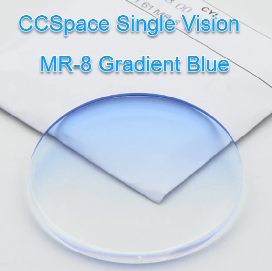 CCSpace Single Vision 1.61 Index MR-8 Tinted Lenses Lenses CCSpace Lenses Gradient Blue