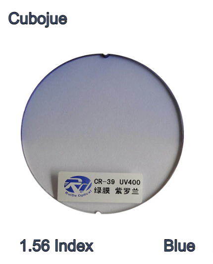 Cubojue Single Vision Gradient Tint Lenses Lenses Cubojue Lenses 1.56 Blue
