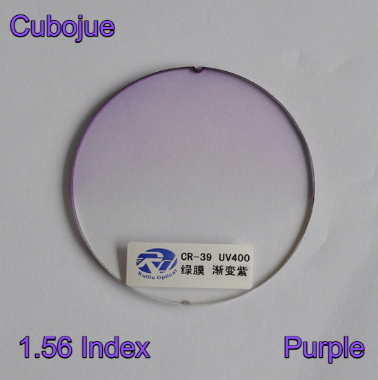 Cubojue Single Vision Gradient Tint Lenses Lenses Cubojue Lenses 1.56 Purple