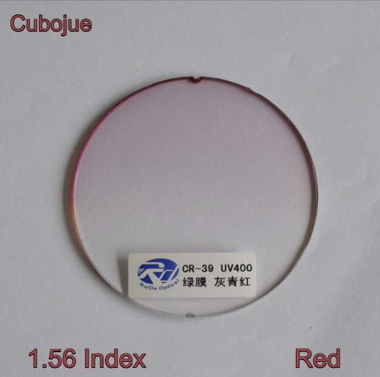 Cubojue Single Vision Gradient Tint Lenses Lenses Cubojue Lenses 1.56 Red