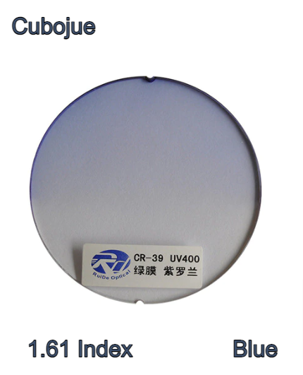 Cubojue Single Vision Gradient Tint Lenses Lenses Cubojue Lenses 1.61 Blue