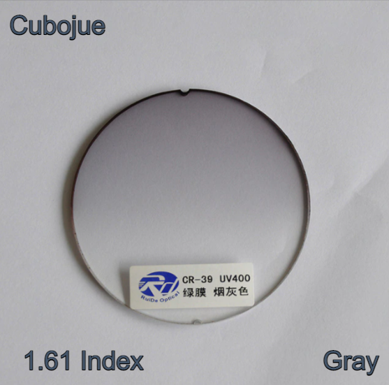 Cubojue Single Vision Gradient Tint Lenses Lenses Cubojue Lenses 1.61 Gray