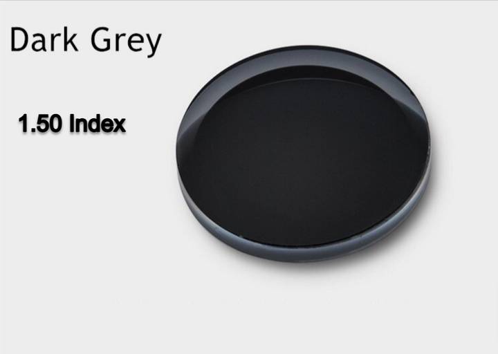 Cubojue Single Vision Polycarbonate Polarized Sunglass Lenses Lenses Cubojue Lenses 1.50 Dark Grey