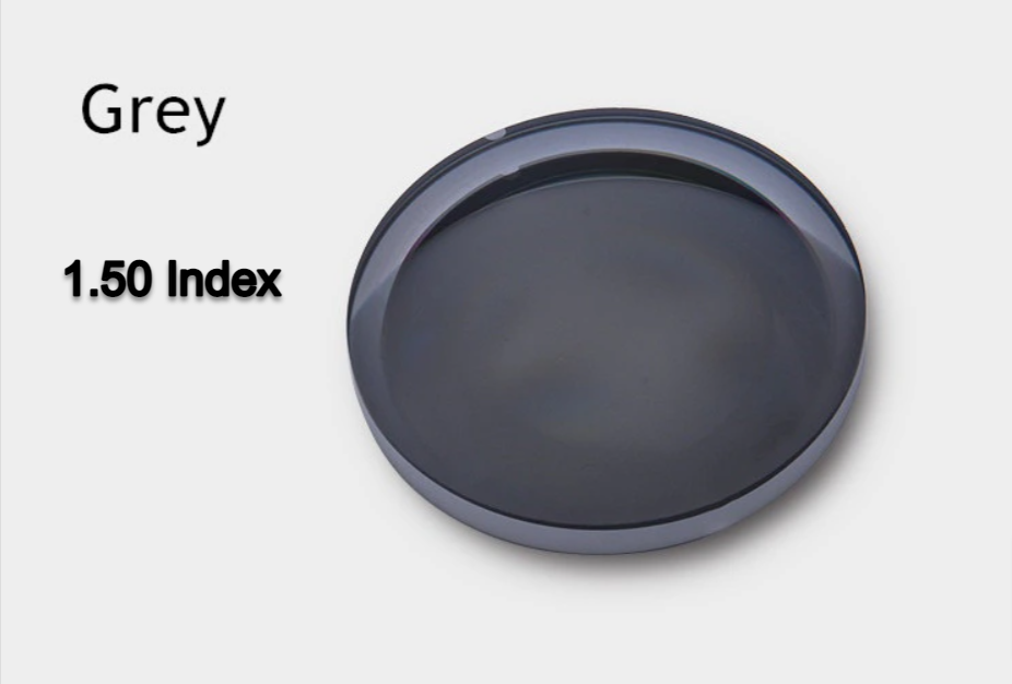 Cubojue Single Vision Polycarbonate Polarized Sunglass Lenses Lenses Cubojue Lenses 1.50 Grey 