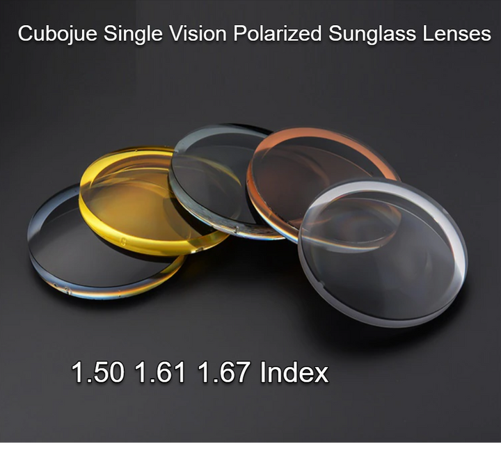 Cubojue Single Vision Polycarbonate Polarized Sunglass Lenses Lenses Cubojue Lenses