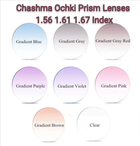 Chashma Ochki Gradient Tint Prism Lenses Lenses Chashma Ochki Lenses   