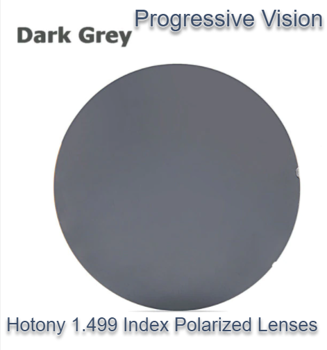 Hotony 1.499 Index Polarized Progressive Lenses Lenses Hotony Lenses Dark Gray