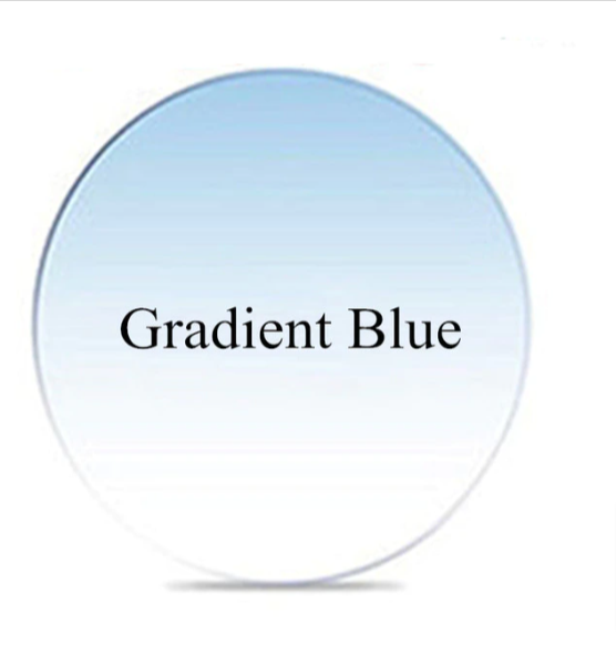 Chashma 1.61 MR-8 Single Vision Tinted Lenses Lenses Chashma Lenses Gradient Blue