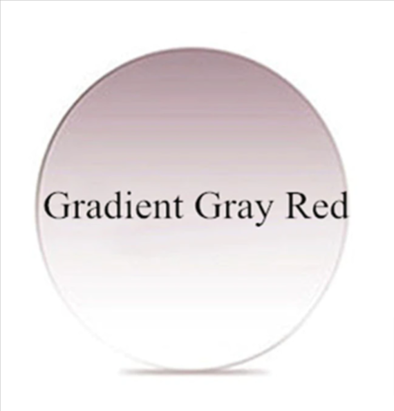 Chashma 1.61 MR-8 Single Vision Tinted Lenses Lenses Chashma Lenses Gradient Gray Red