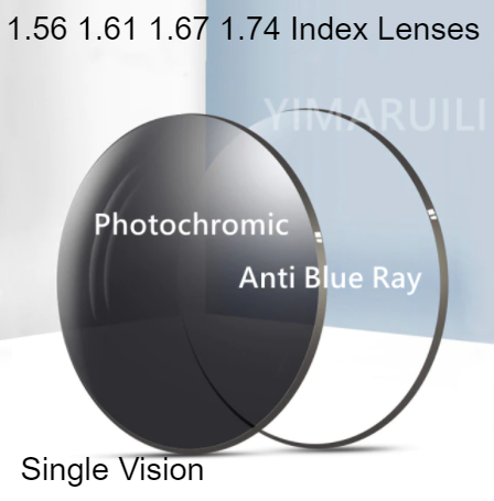 Yimaruili Photochromic Anti Blue Single Vision Lenses Lenses Yimaruili Lenses