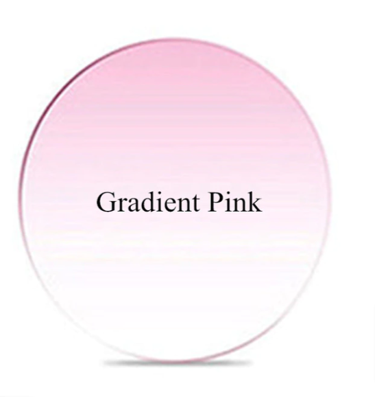 Chashma 1.61 MR-8 Single Vision Tinted Lenses Lenses Chashma Lenses Gradient Pink