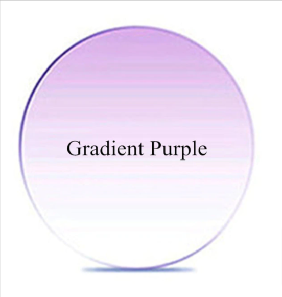Chashma 1.61 MR-8 Single Vision Tinted Lenses Lenses Chashma Lenses Gradient Purple